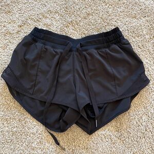 Lululemon running shorts black 2.5”